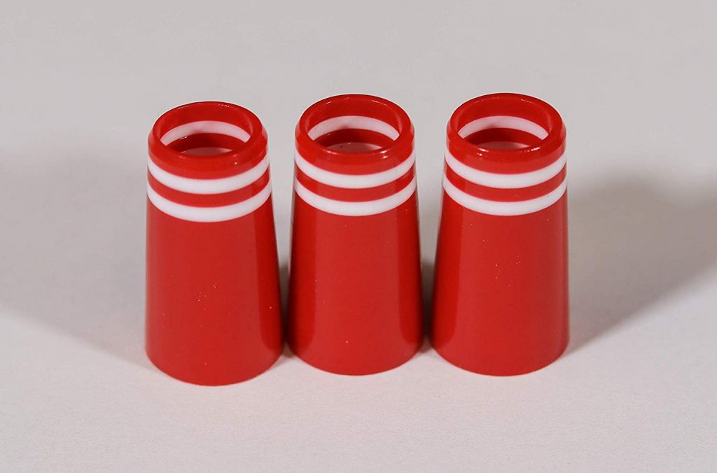 Red with White Rings Colored Golf Iron Ferrule 355 Taper Tip – All Golf ...