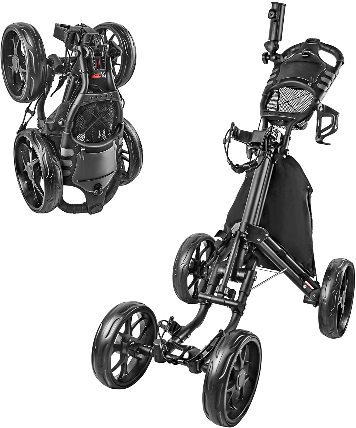 BOBOPRO Golf Push Cart, Foldable Golf Cart for Golf Clubs, 3 Wheel Gol –  bobopro golf