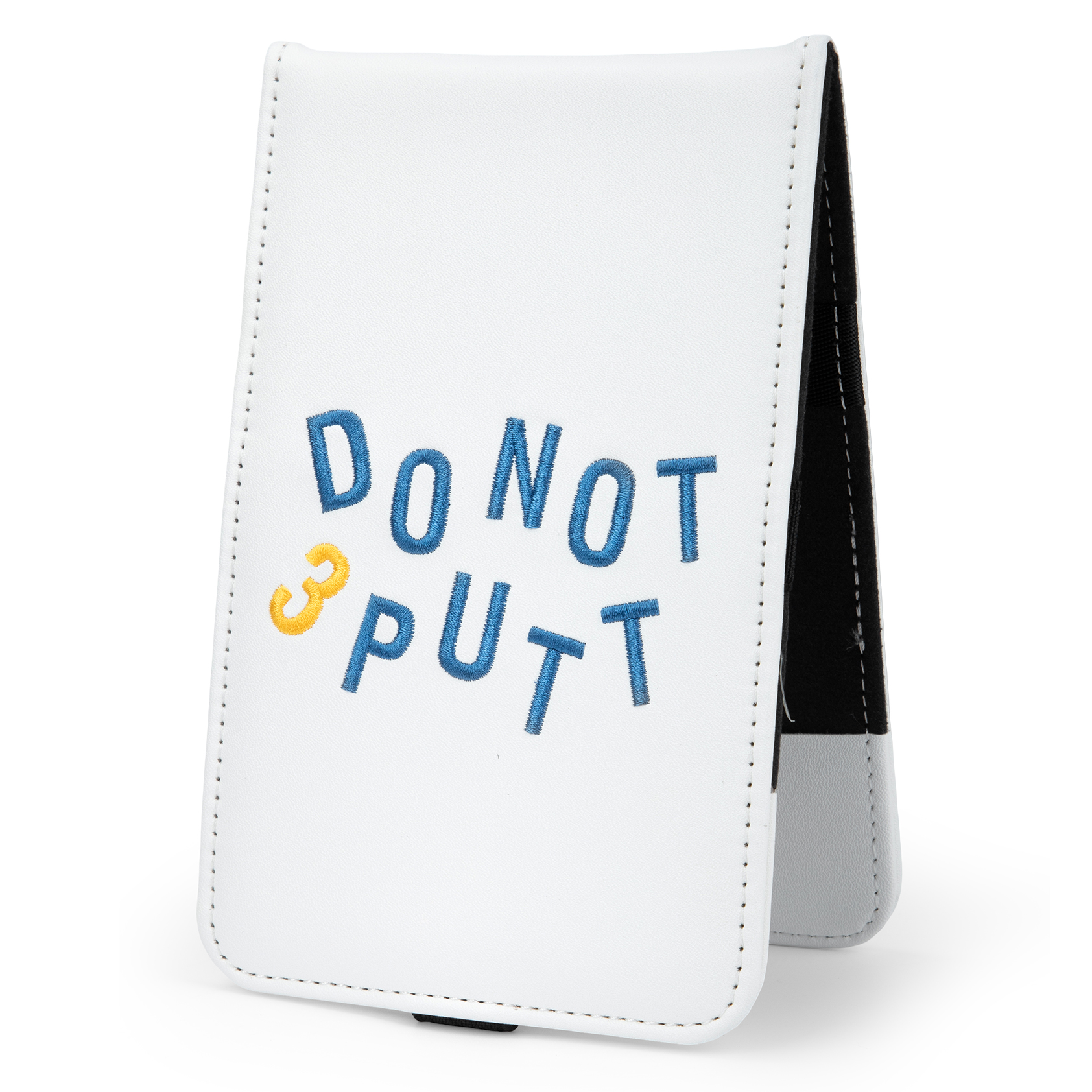 embroidery-logo-golf-yardage-book (1) Embroidery Logo Golf Yardage Book - 图片 1
