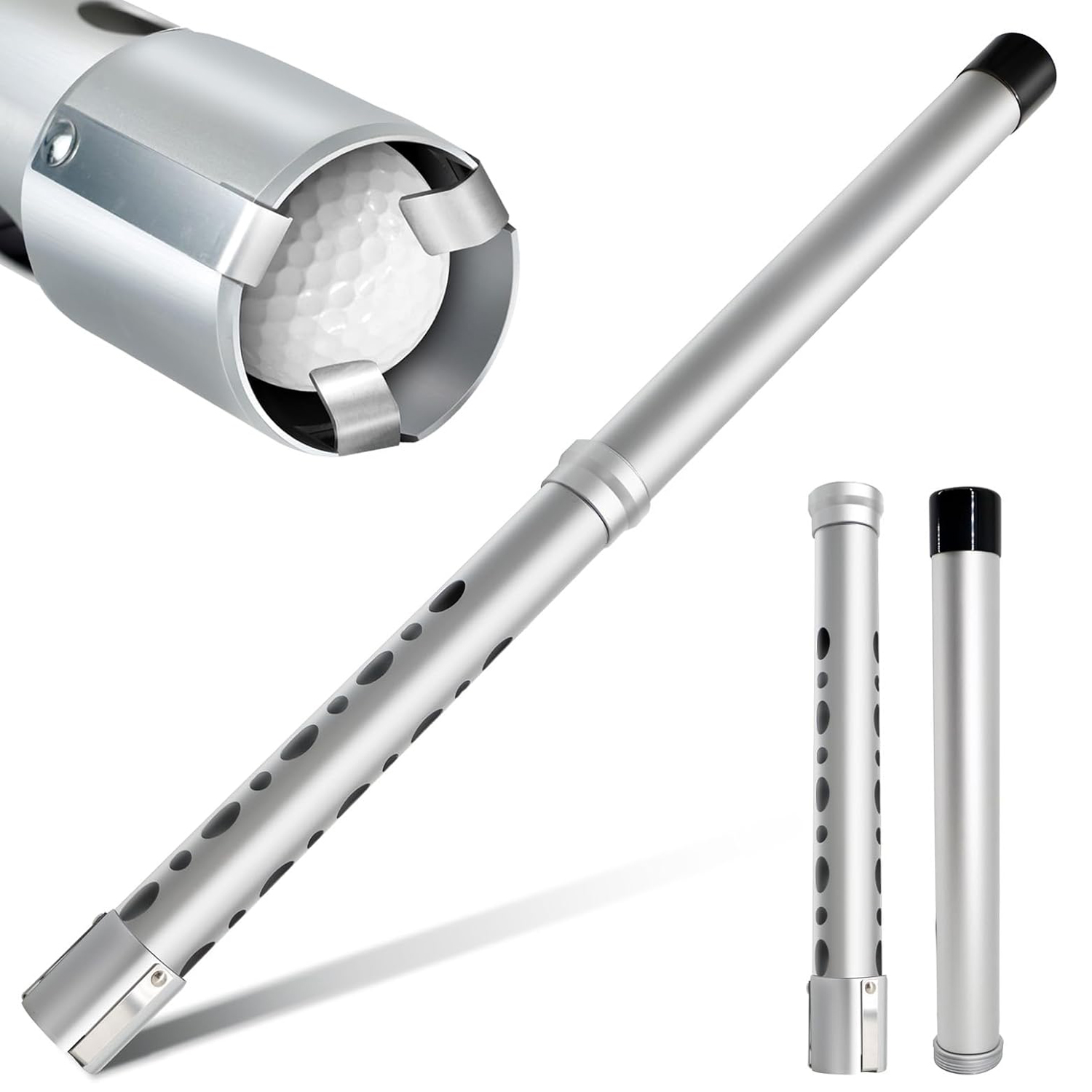 golf-ball-grabber-picker (1) Aluminum Alloy Golf Ball Collector - 图片 1