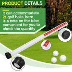 Golf Ball Retriever Plastic Clear Picker Upper Tube - 图片 3