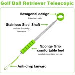 Stainless Steel Shaft Golf Ball Retriever - 图片 5