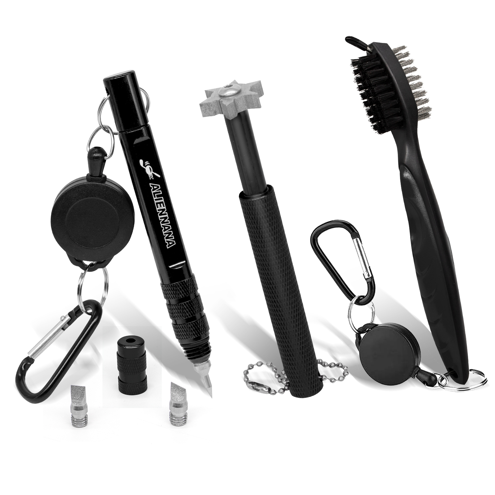 golf-brush-groove-sharpener-tool-set (1) Golf Brush Groove Sharpener Tool Set - 图片 1