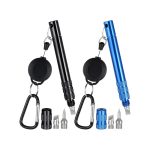 Golf Club Groove Sharpener with 3 Replaceable Heads