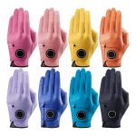Golf Glove With Magnetic Ball Marker