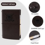 Leather Golf Yardage Book Holder - 图片 3
