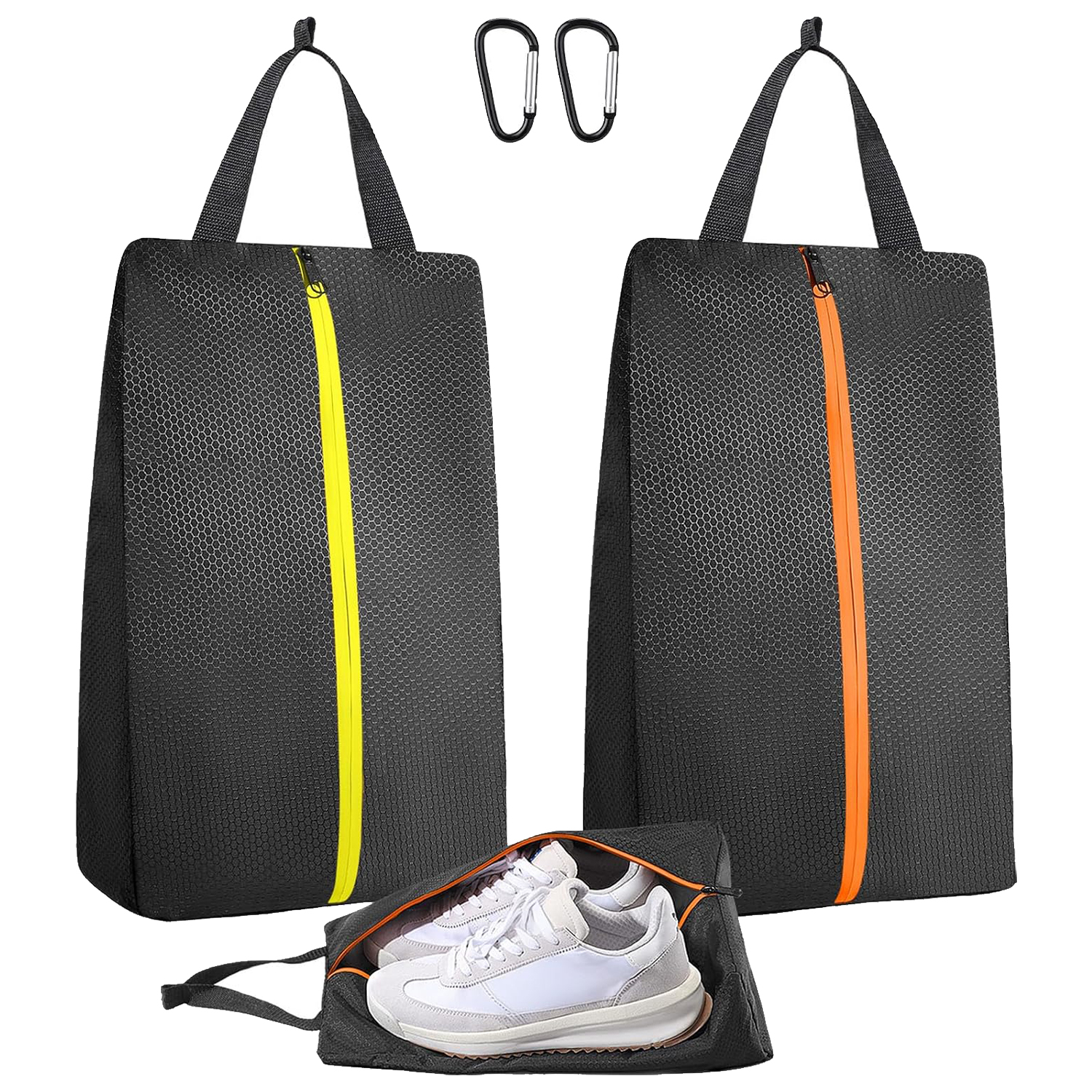 oxford-cloth-golf-shoe-bags (1) Oxford Cloth Golf Shoe Bags - 图片 1