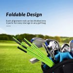 Plastic Foldable Golf Alignment Sticks Rods - 图片 4