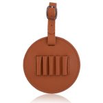 Pu Leather Round Golf Tee Holder